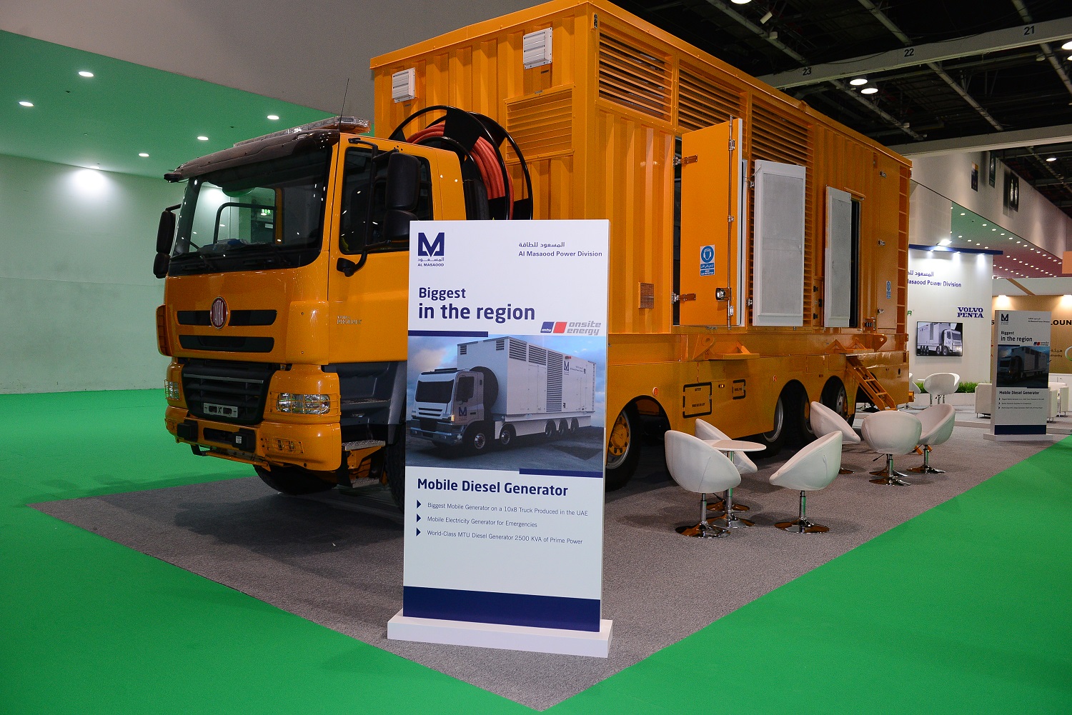 Al Masaood unveils Electric Power generator with diesel genset - Middle East