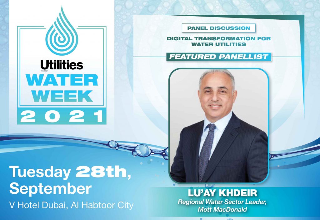 Mott MacDonald’s Lu’ay Khdeir to be a speaker at Water Week 2021 ...