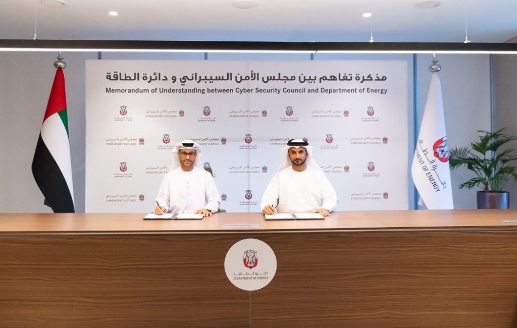 Abu Dhabi Department Of Energy Inks MoU With Cyber Security Council To ...